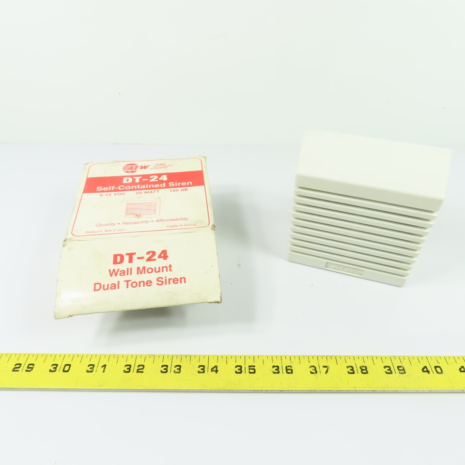 ATW DT-24 Wall Mount Dual Tone Siren 6-12VDC 20W 105dB