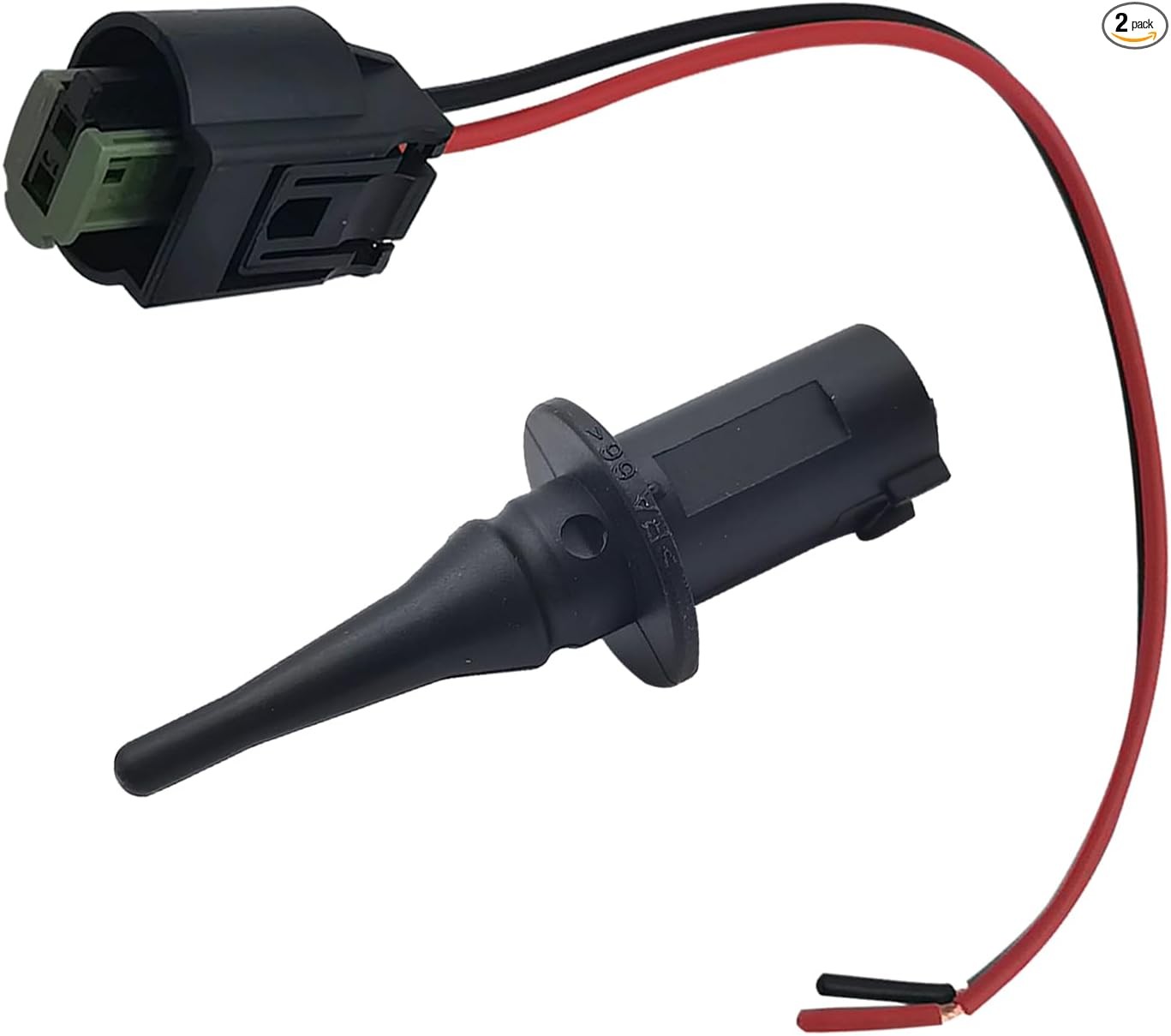 2 PCS Outer Ambient Air Temperature Sensor, High Temperature Resistant Sensor wi