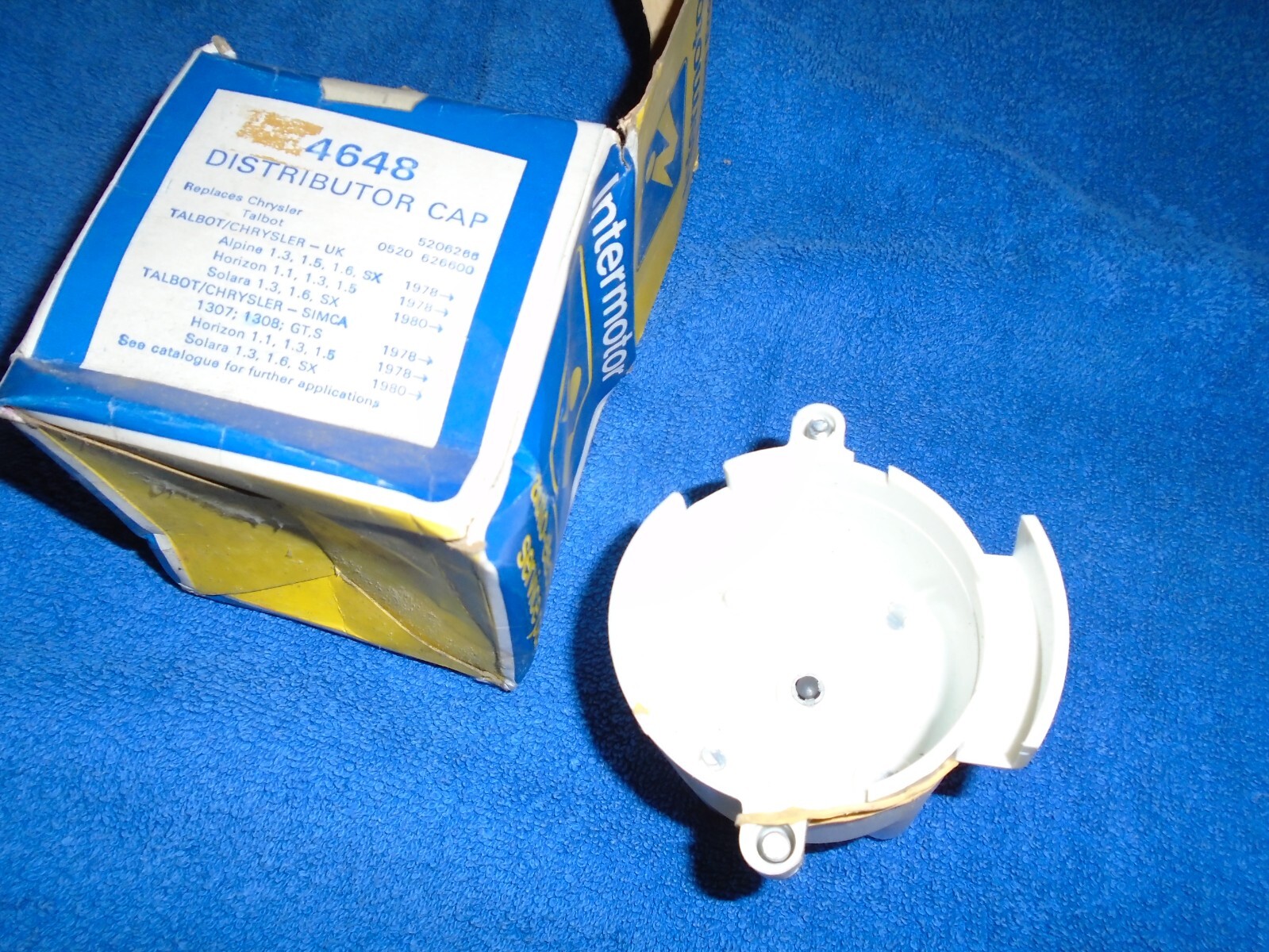 Talbot Alpine Solara Horizon Minx Rapier, Simca 1307 Intermotor Distributor Cap