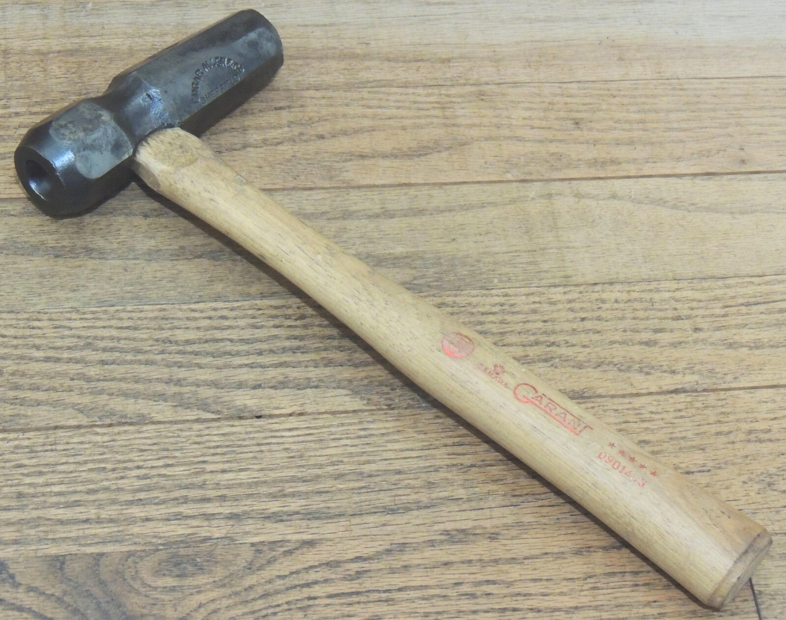 EDGAR ALLEN & Co. SHEFFIELD 3/4" RIVETING HAMMER-RIVET-ANTIQUE HAND TOOL