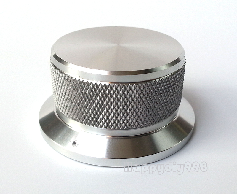 1PC 50X40X25mm Silver Color Aluminium volume potentiometer Knob for Guitar Amp