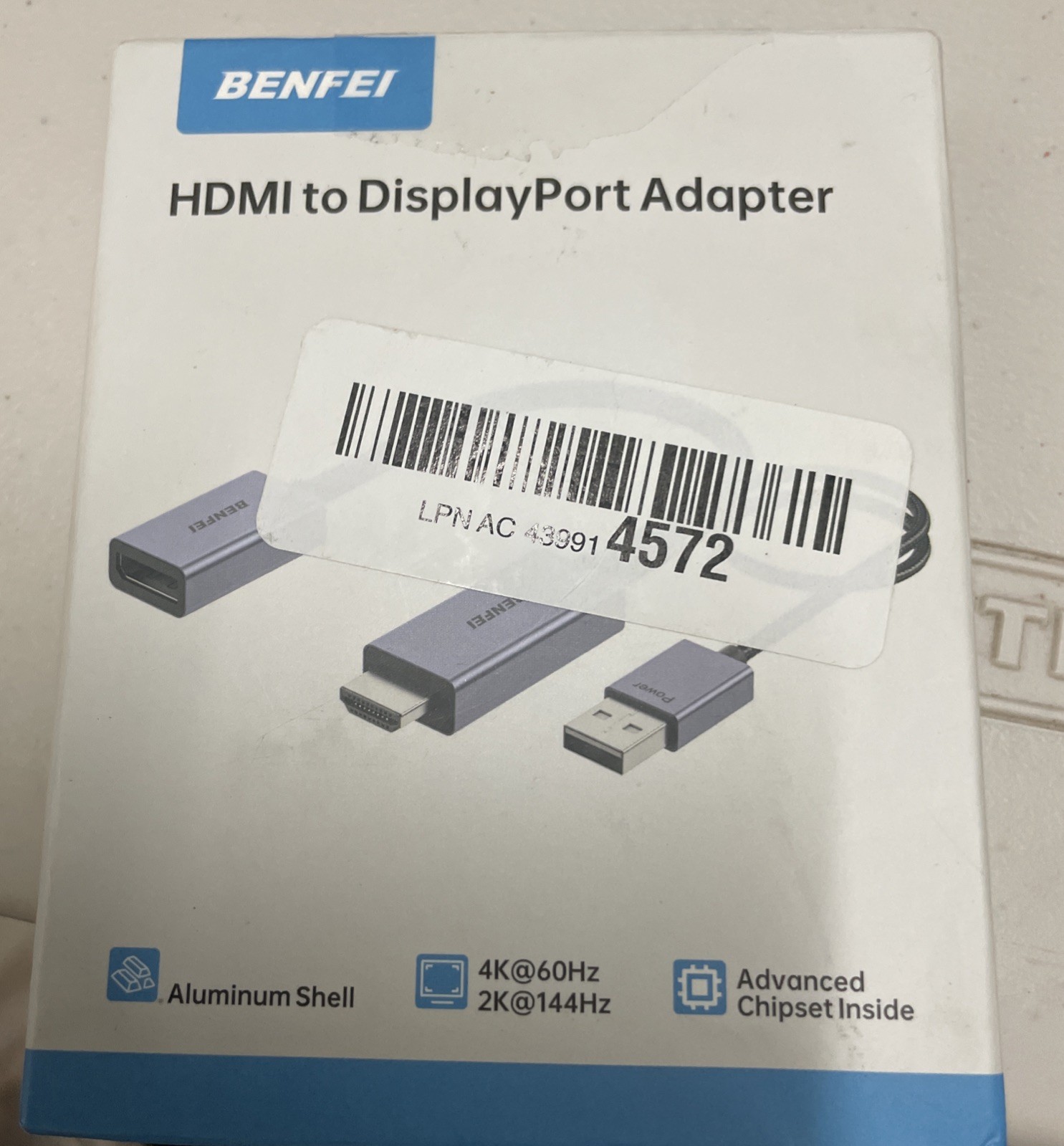 BENFEI HDMI to DisplayPort Adapter, HDMI Source to DisplayPort Monitor PC