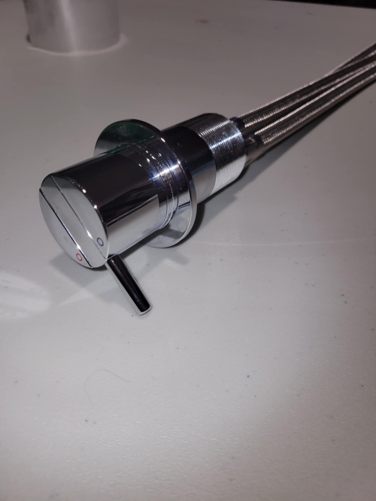 Vola 2500-16 Chrome One-Handle Basin Mixer 6.4 GPM For Remote Spout “READ”