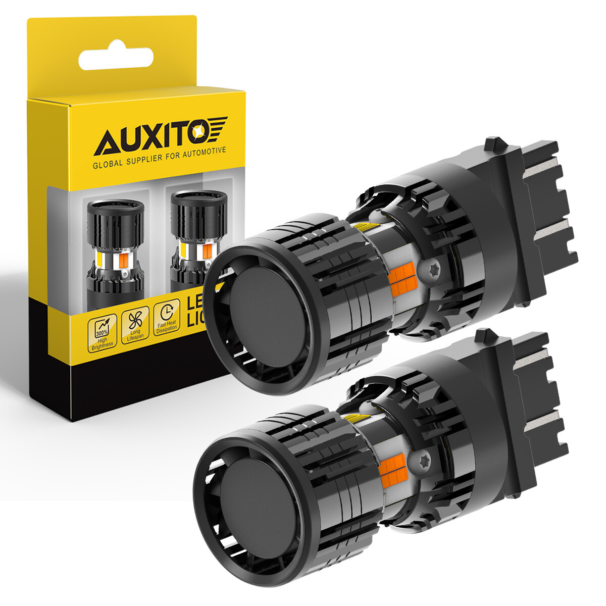 3157 Switchback LED Turn Signal Lights Anti-Hyper Flash White/Amber Dual Color