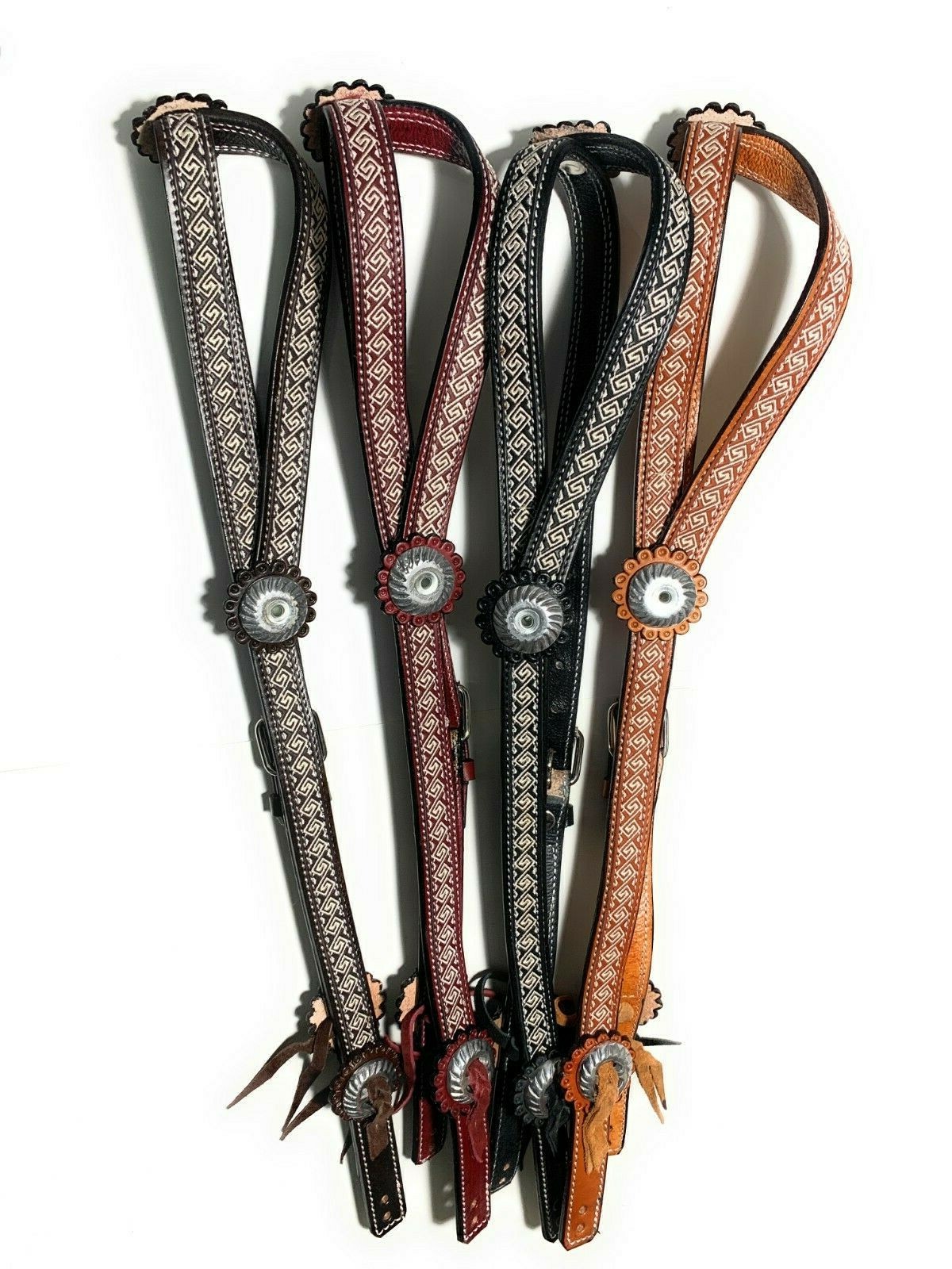 CHARRO SADDLE EMBROIDERED HORSE  HEADSTALL CABEZADA CHARRA FINA BORDADA CABALLO