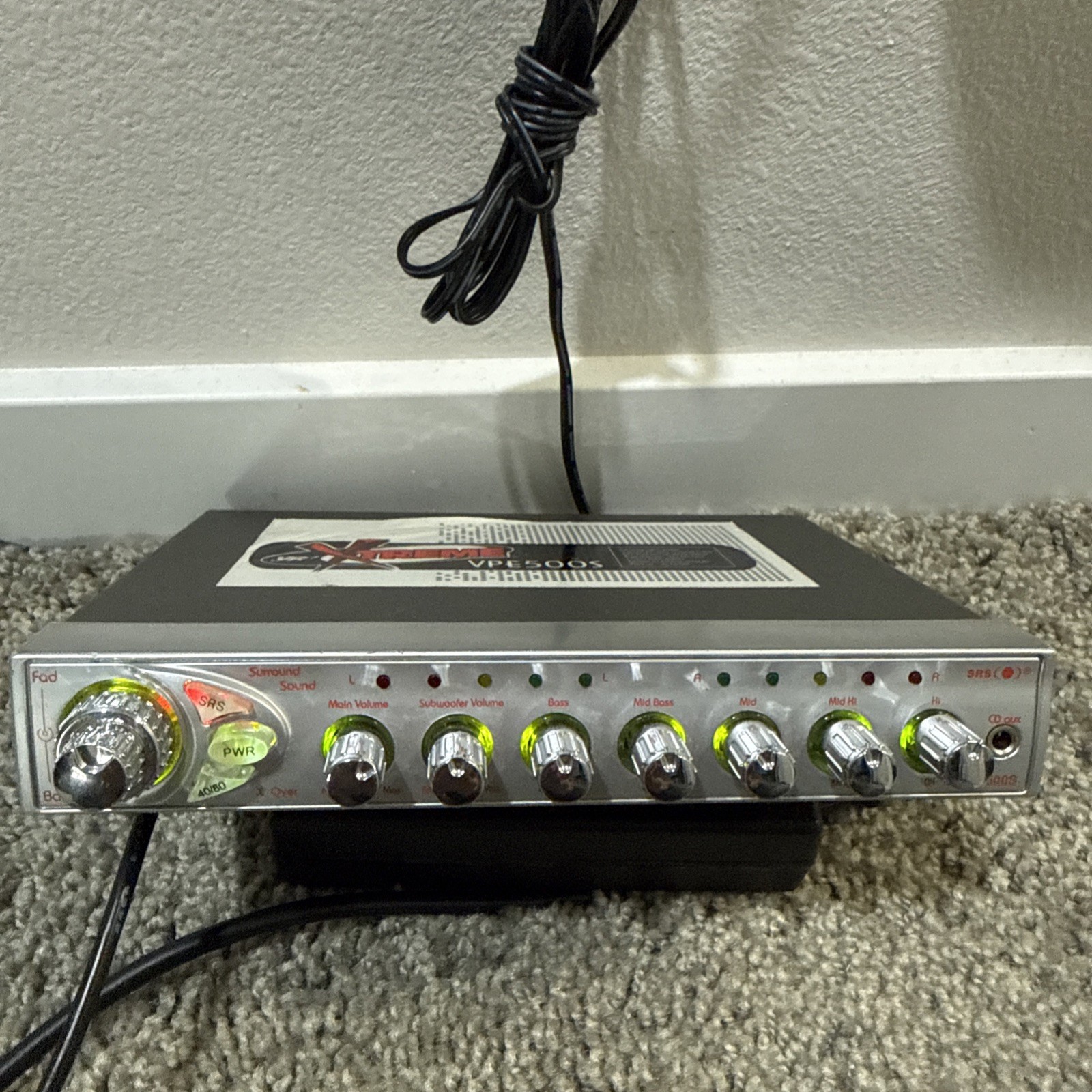 VTG Graphic Car Equalizer Crossover VR3 VPE-500S Xtreme