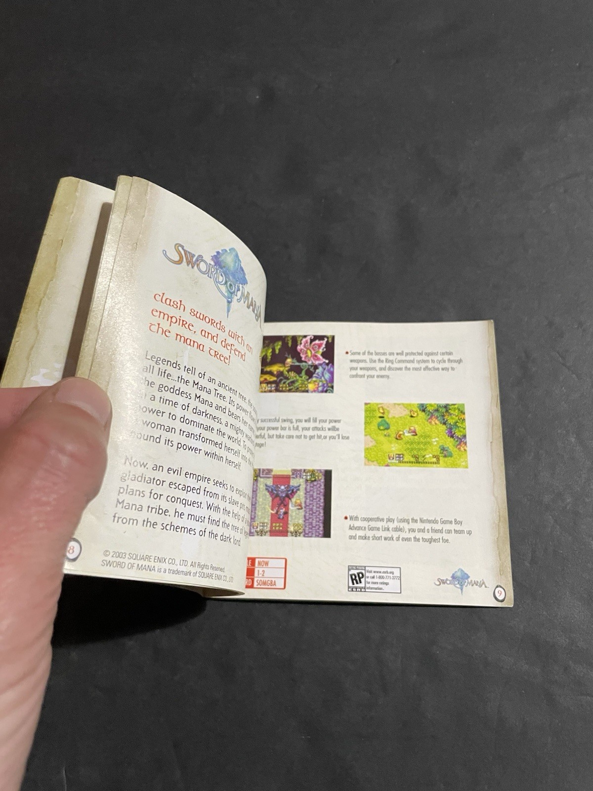 Nintendo gameboy advance journey is the beginning Insert GBA