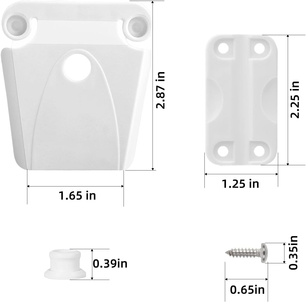 Cooler Hinge and Latch Replacement Kit for Igloo,Repair and Replace Cooler Compo