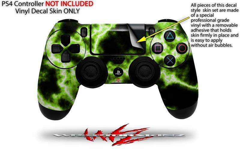 Skin for Sony PS4 Controller Electrify Green