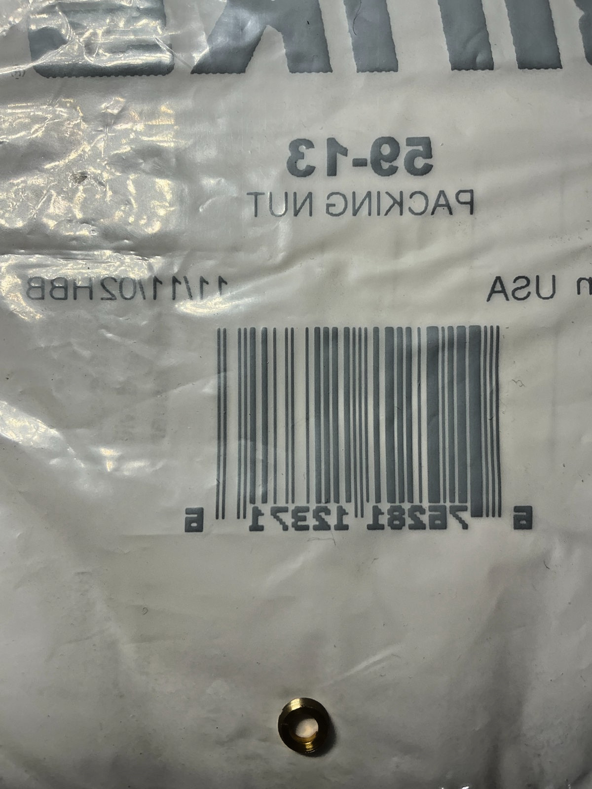 BINKS New Old Stock 59-13 Packing Nut