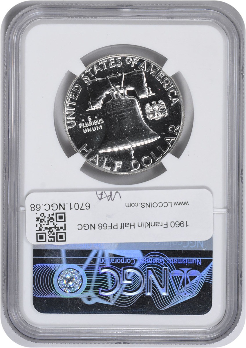 1960 Franklin Silver Half Dollar PR68 NGC