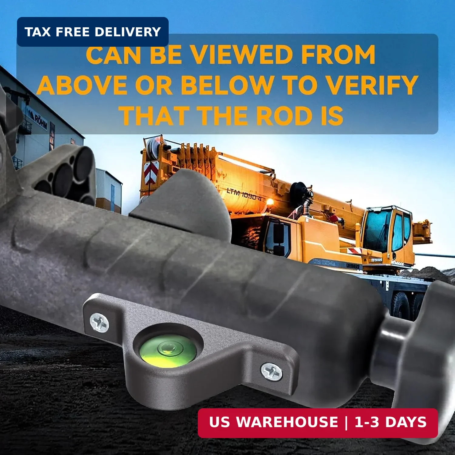Replacement Bubble Vial 1277-6251S for Laser Level Clamp Holder, compatible with