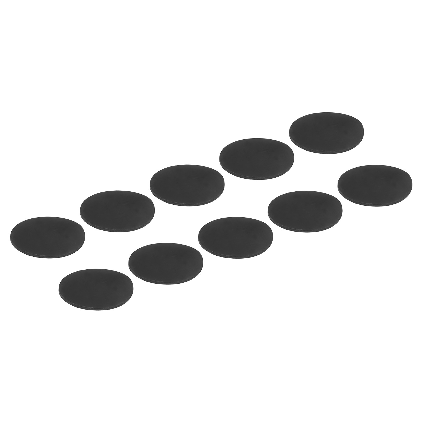 10 Pcs Non Slip Furniture Pads 80mm x 2mm, Adhesive Backed Rubber Feet