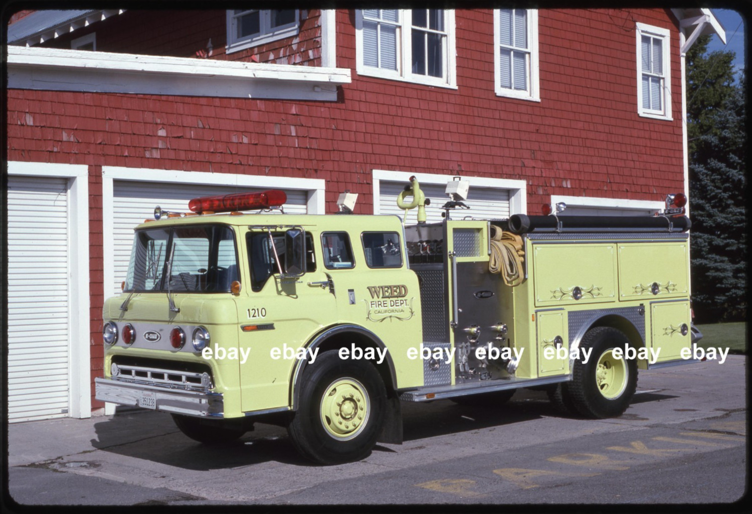 Weed CA 1989 Ford C Emergency One pumper Fire Apparatus Slide