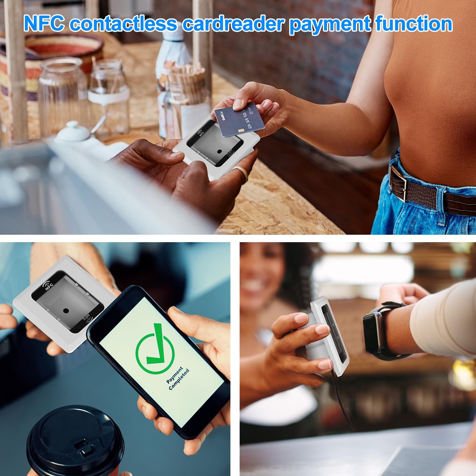 Embedded Barcode Scanner NFC Reader 1D 2D QR Code Scanning Module 3 TTL Inter...
