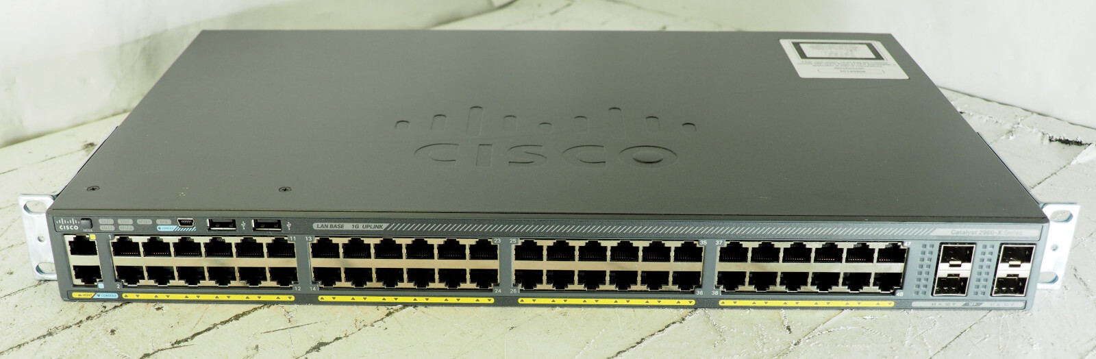 Cisco WS-C2960X-48TS-L V02 2960X 48 Port Gigabit Switch