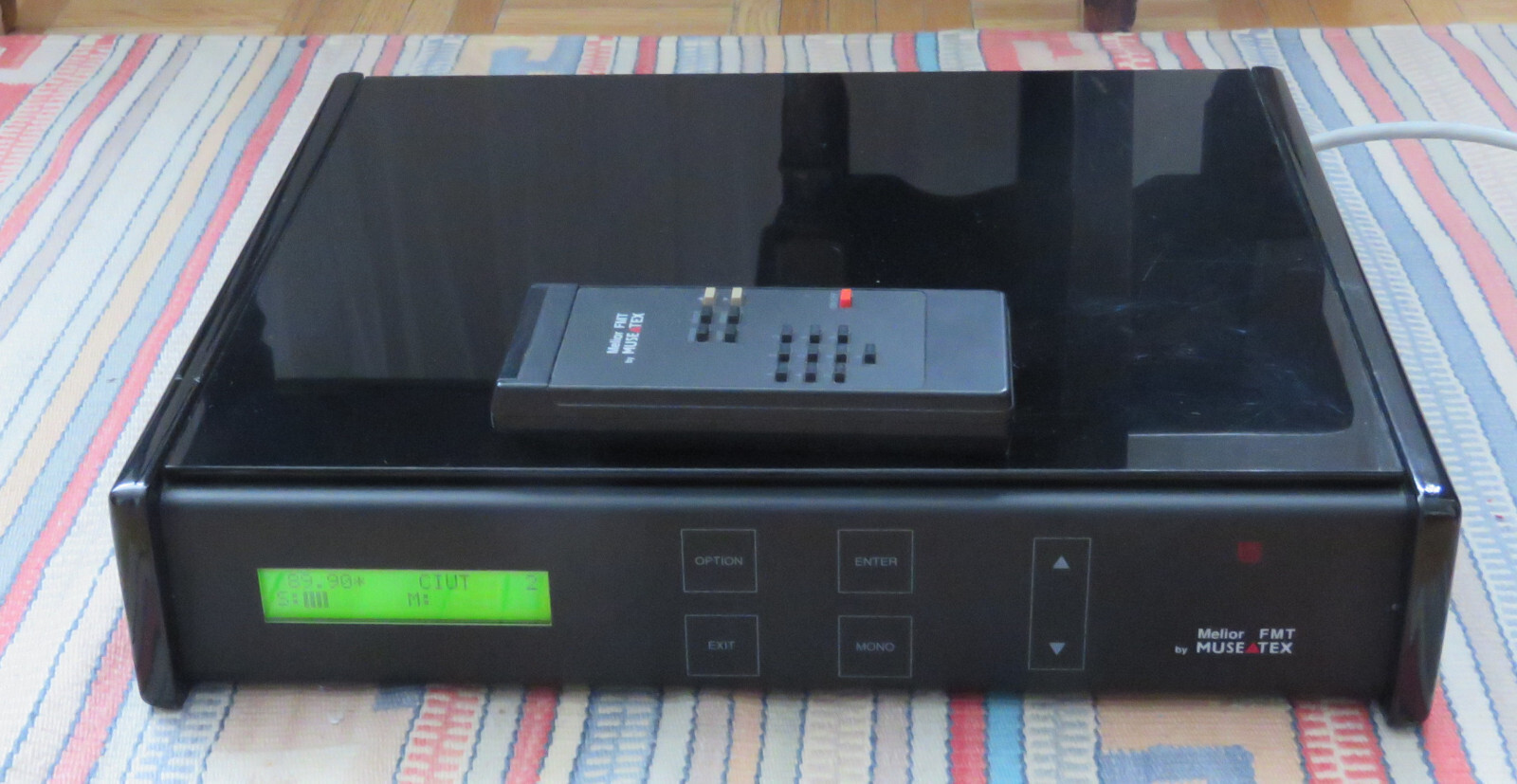 VINTAGE MUSEATEX MELIOR FMT  STEREO TUNER WITH REMOTE ED MEITNER EXCELLENT