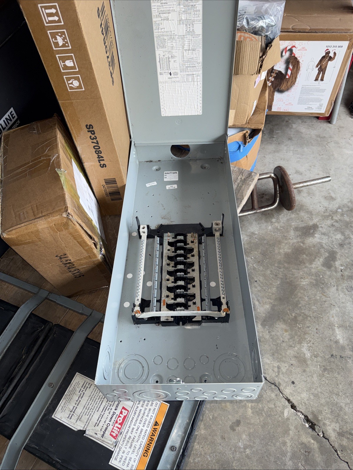 (Parts Only) GE 200 Amp 240V Main Panelboard Load Center Panel   TM2020RCUBK1