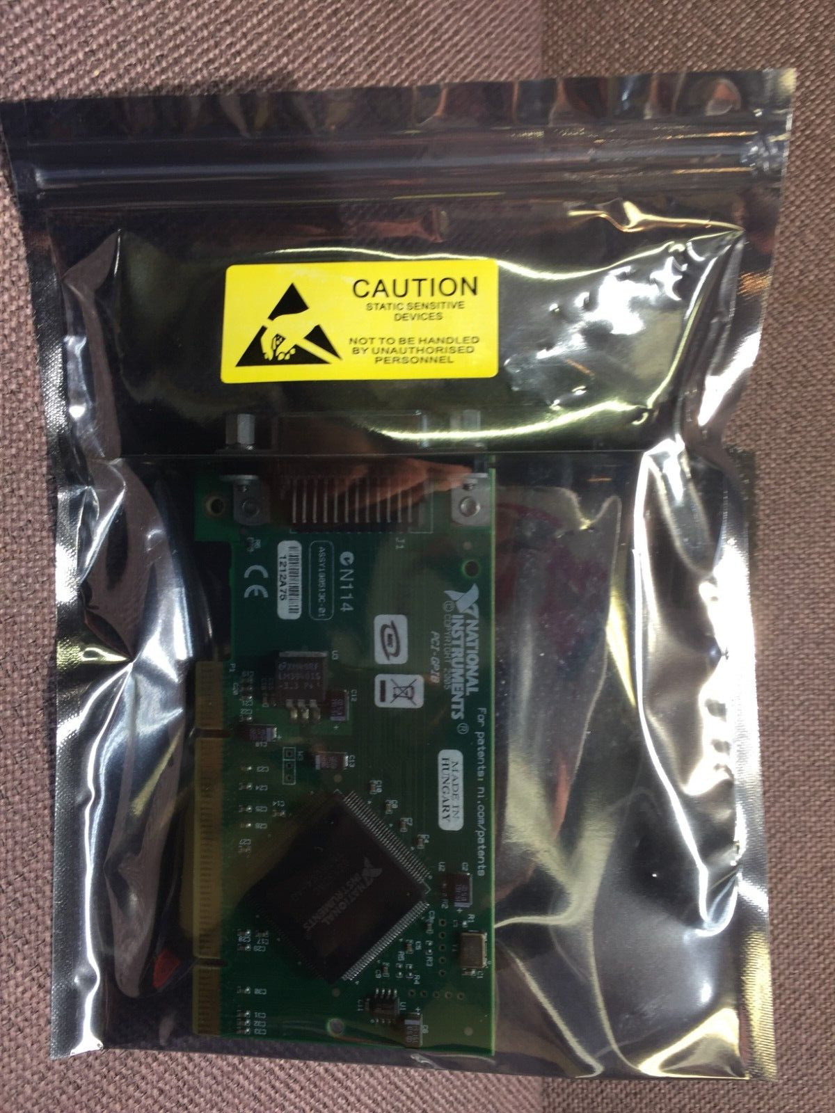 NATIONAL INSTRUMENT NI PCI-GPIB CONTROLLER IEEE 488.2 DAQ INTERFACE 188513C-01
