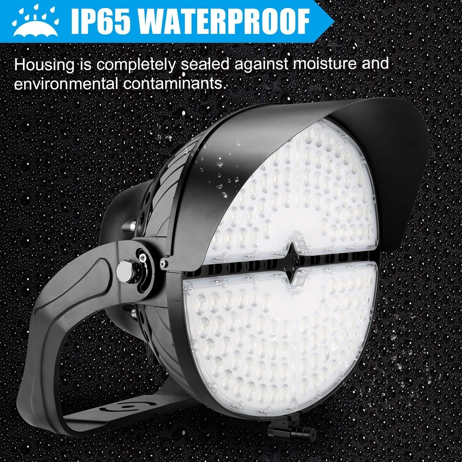 5700K Very Bright LED Stadium Light 500W Sport Lamp Floodlight 200V to 480V IP65
