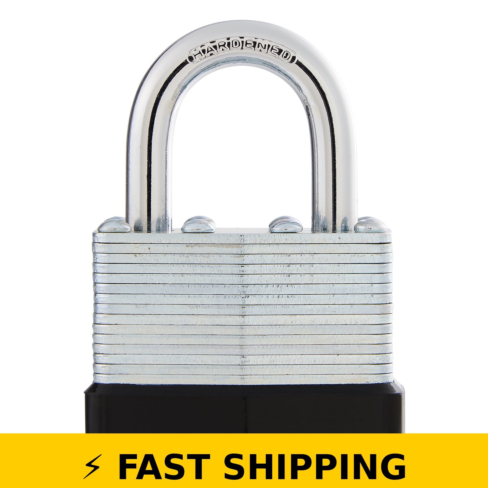Hyper Tough 44mm Laminated Steel Padlock with 1-in Shackle