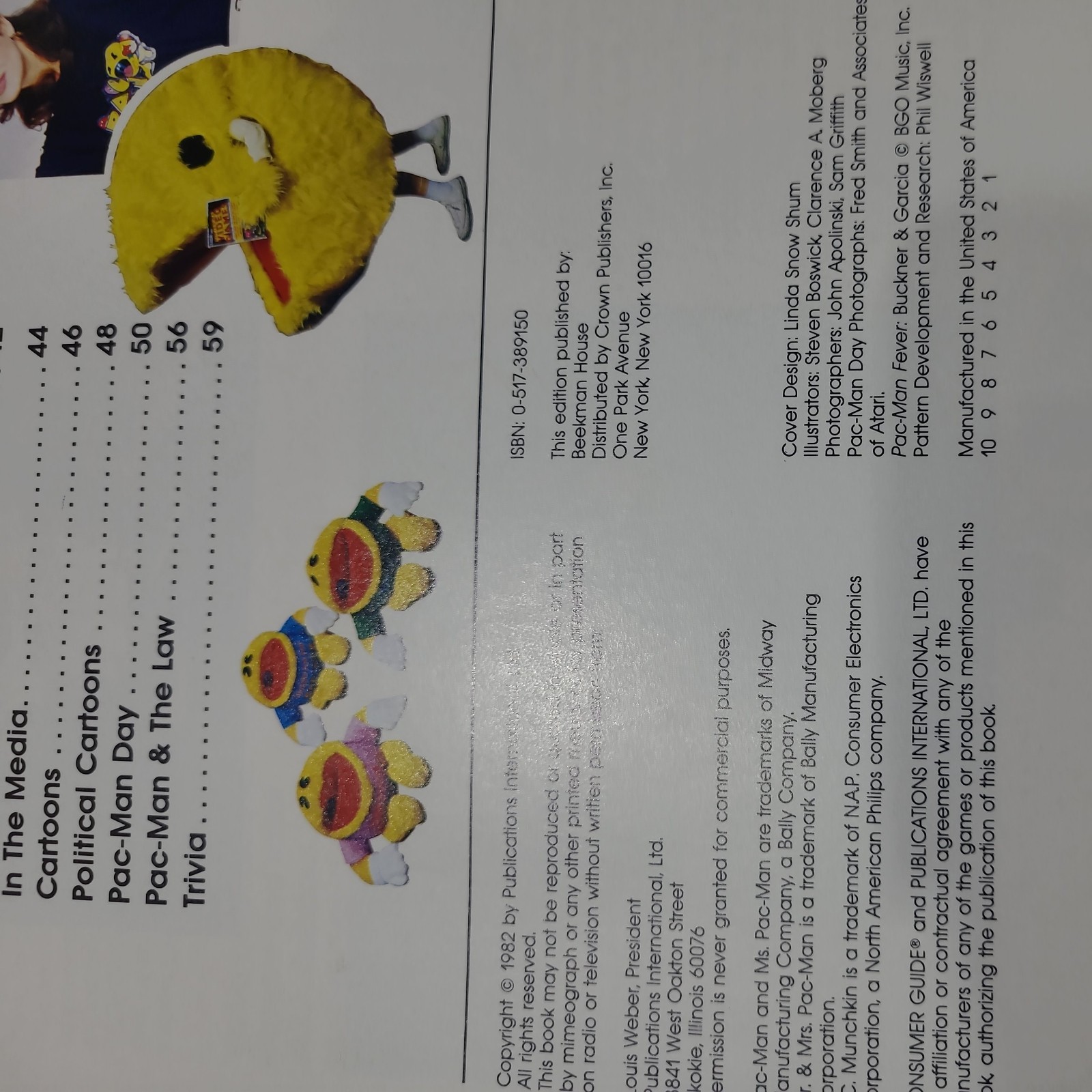 Pac-Mania by Consumer Guide 1982, VERY RARE!