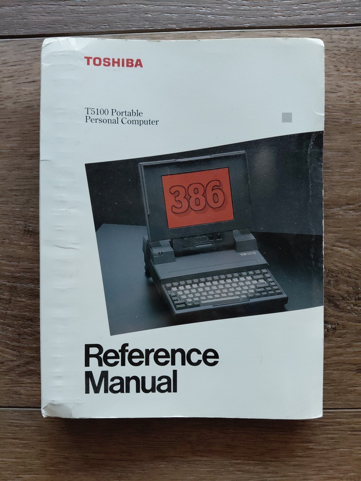 Toshiba T5100 Portable Personal Computer Reference Manual Vintage INS