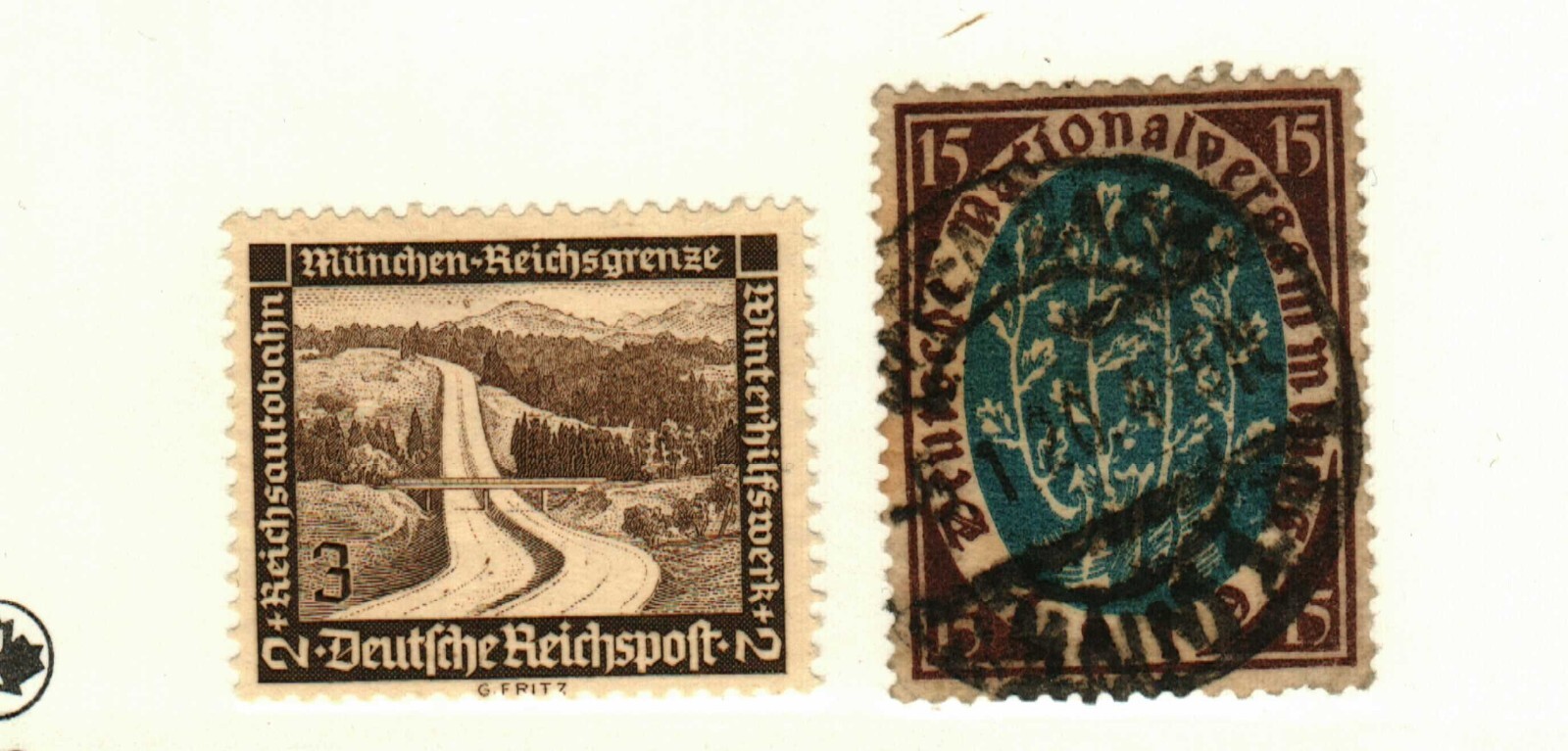 Germany #107 used, B93 MNG