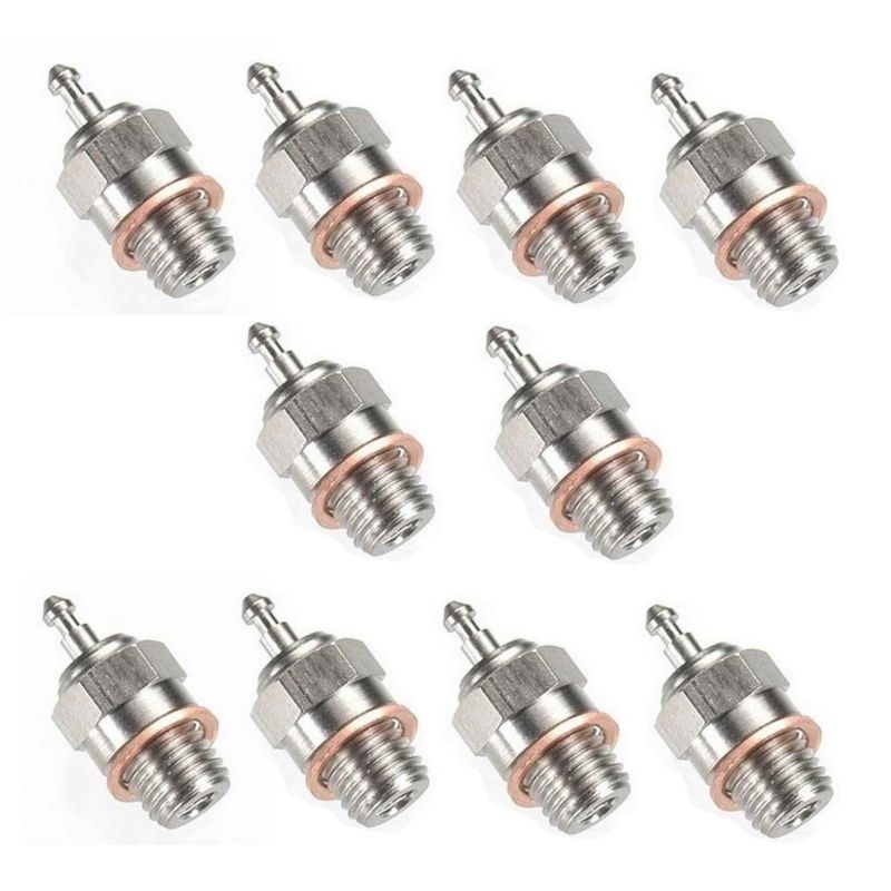 10x HSP Spark Glow Plug No.4 N4 Hot 70117 for RC Nitro Engines Car Truck Traxxas