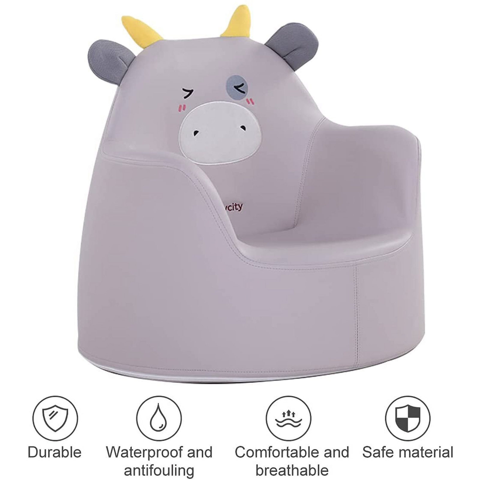 Lightweight Integrated Foam Mini Couch Children Armchair with Calf Pattern