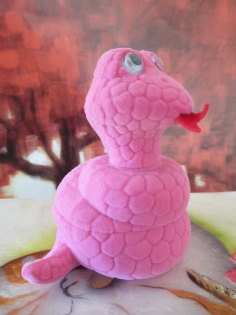 SNAKE ~FELT TRINKET BOX & MATCHING NECKLACE