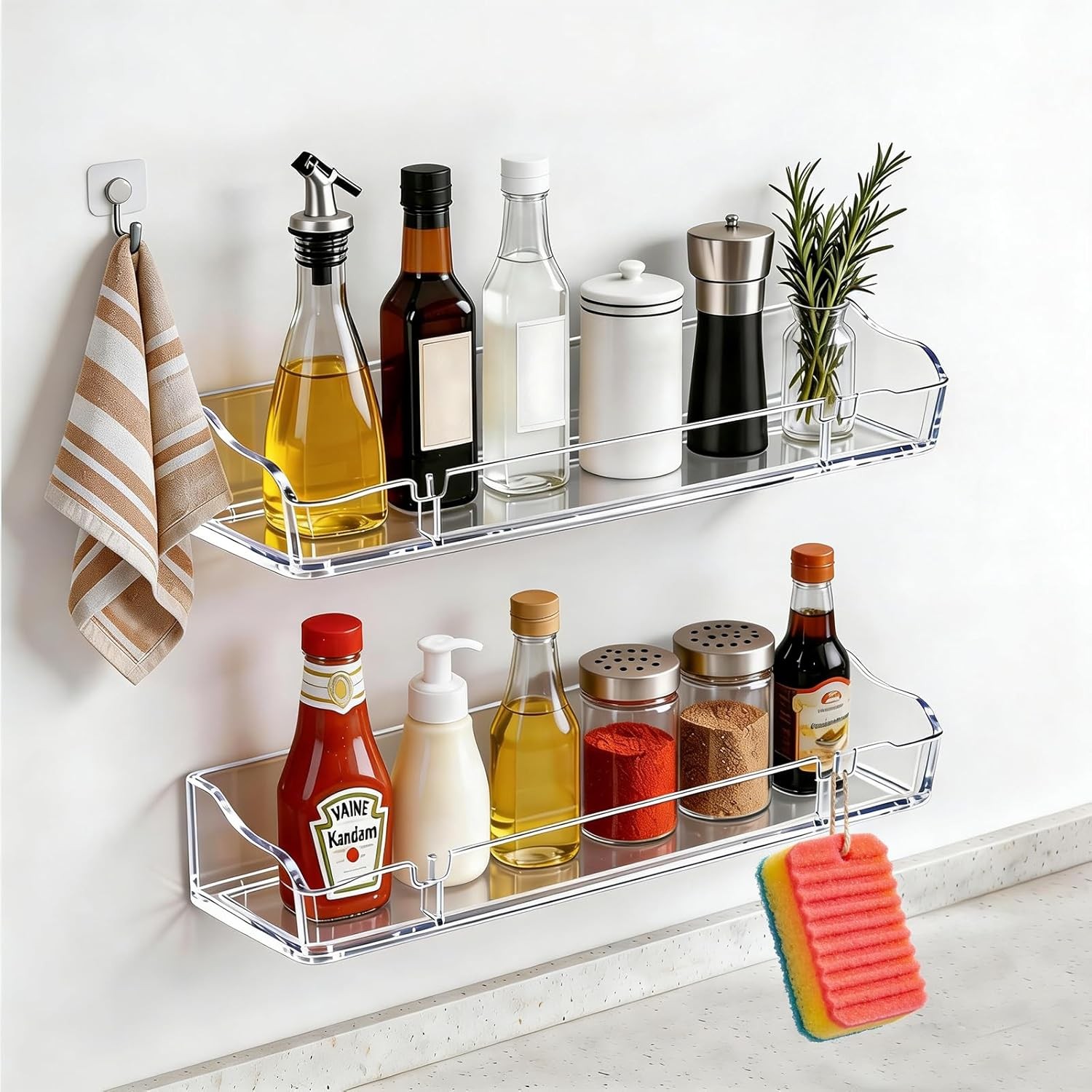 Upsimples Floating Stands in Living Room, Bedroom,