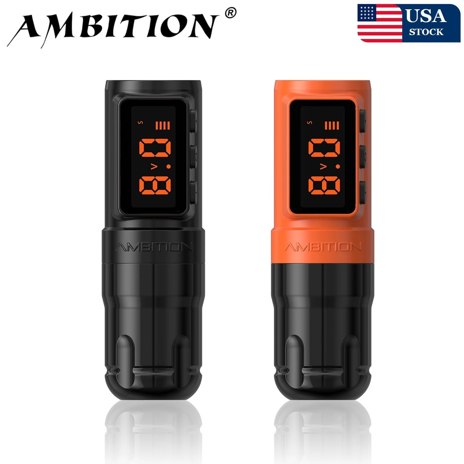 Ambition Bolt-X Tattoo Machine Pen 1600mAh Wireless Power Supply Permanent Gun