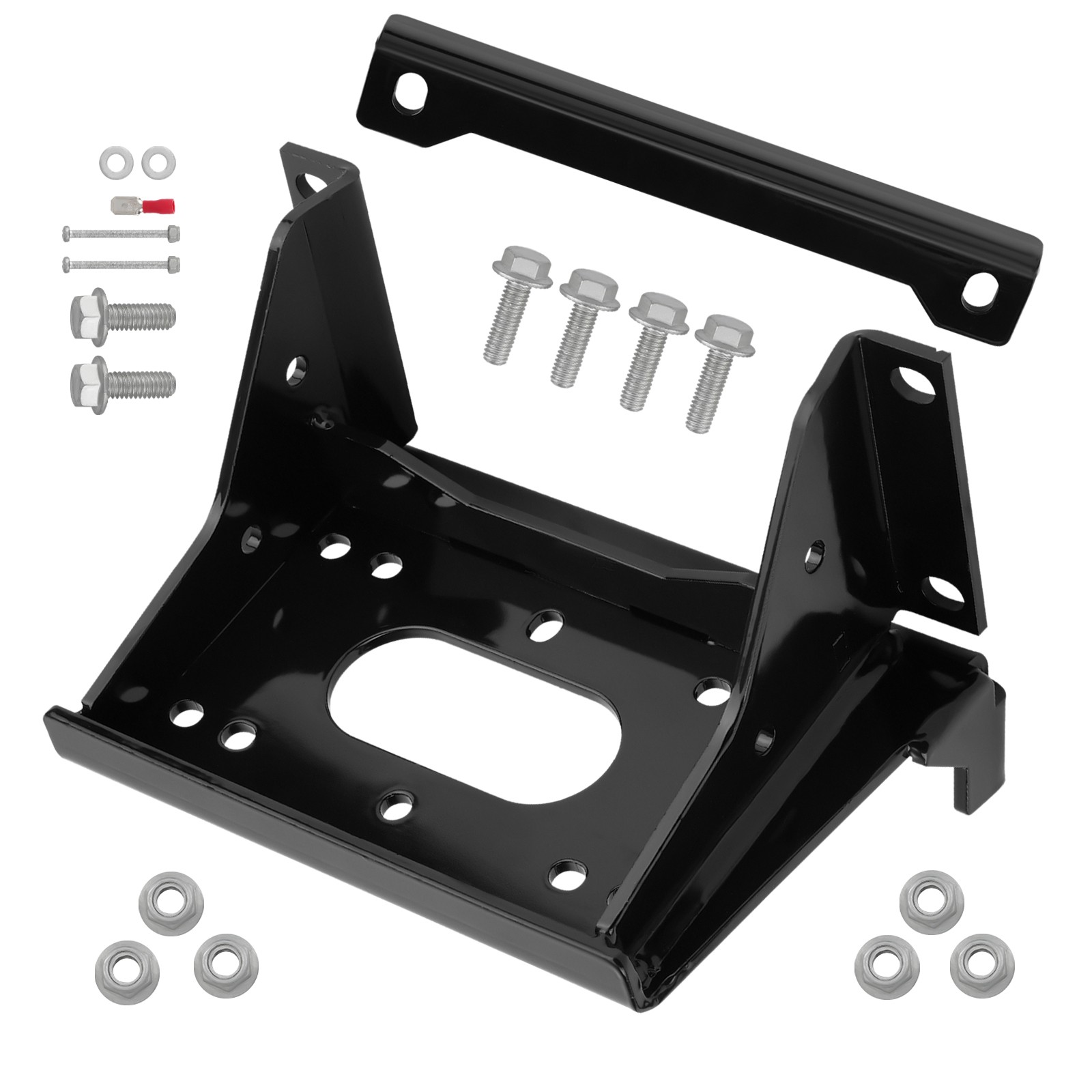 Winch Mount For 15~25 Kawasaki 820 Mule PRO-FXT/FX/FXR 1000 Mule PRO-DX/DXT