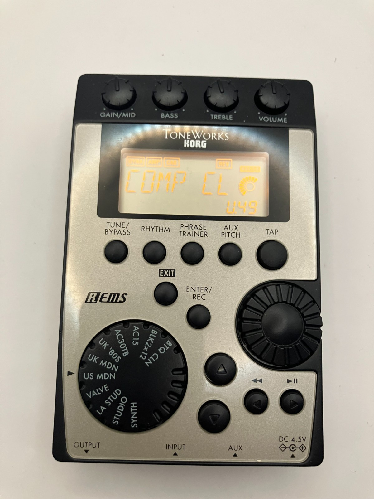 KORG ToneWorks Pandora PX4D Guitar Bass Multi Effects Processor Tested Working