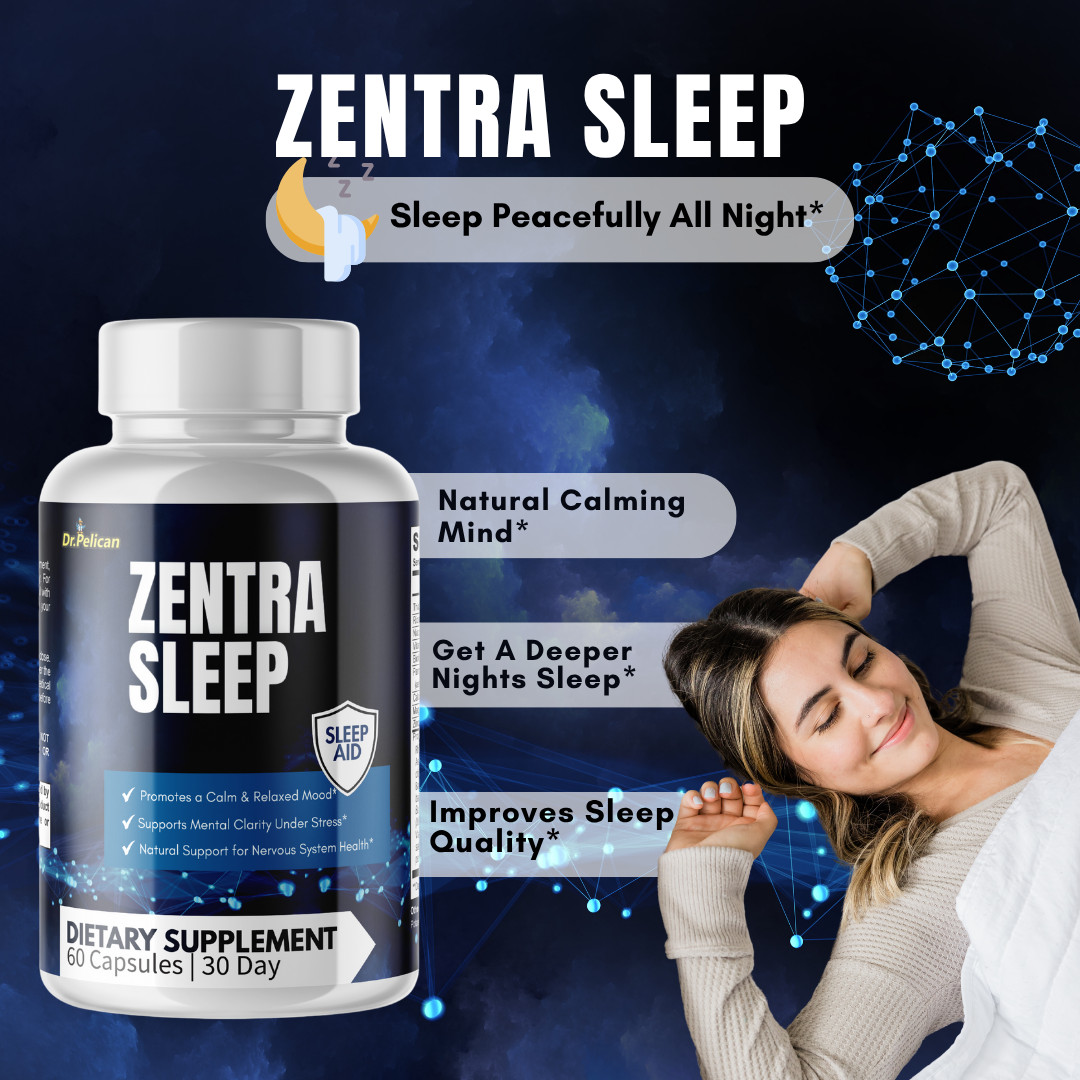 Zentra Sleep- Sleep & Brain Support- 60 Capsules