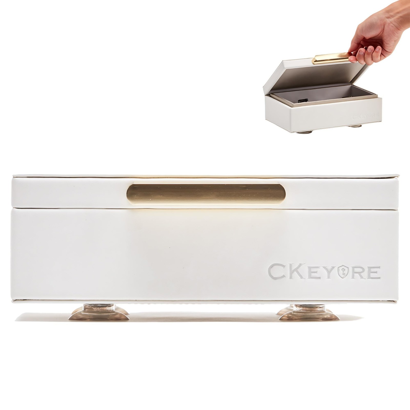 CKEYURE Key Box | Faraday Box for Car Keys | Car Key Signal Blocker Box | RFI...