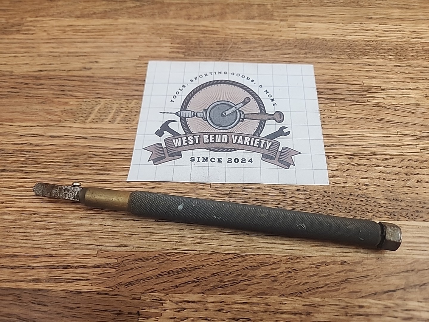 Vintage TOYO, Brass Oil Feed Glass Cutter- Japan