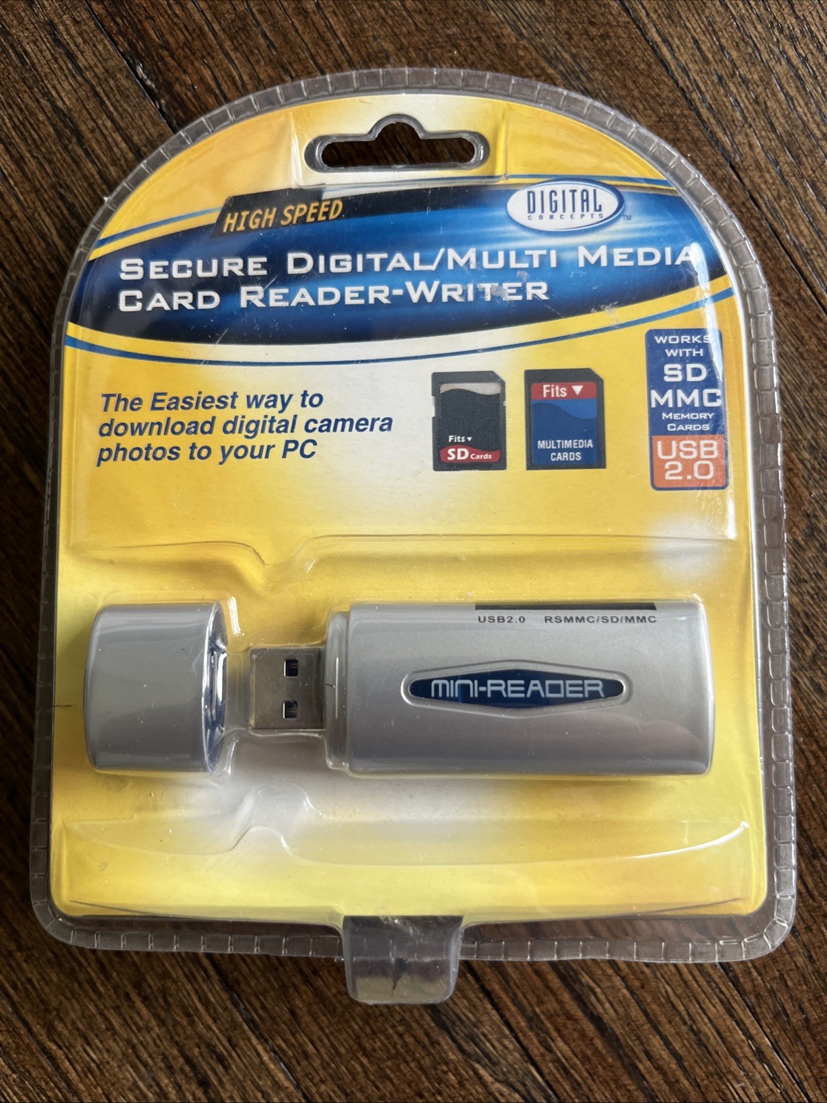 High Speed Secure Digital/Multi Media Card Reader New Old Stock