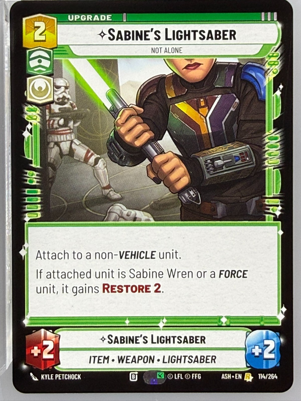 Star Wars Unlimited - Sabine's Lightsaber 114