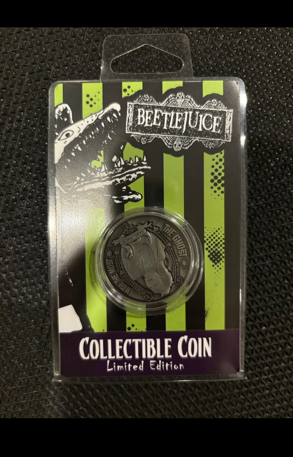 Regal Here Lies Betelgeuse Beetlejuice Collectible Coin Sandworm Tim Burton
