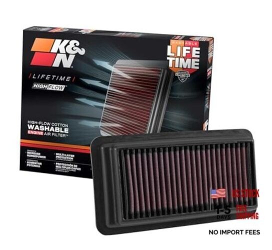 High-Flow Original Lifetime Engine Air Filter: Increase Power: Premium,