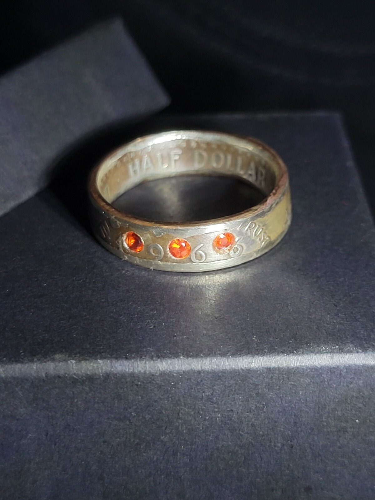 half dollar ring