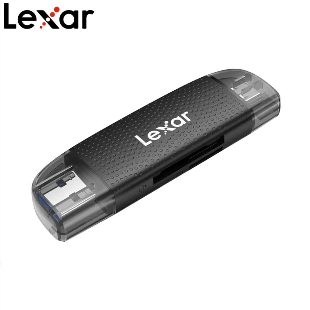 Lexar Dual-Slot USB3.2 Gen1  USB-A/C SD &microSD (TF) Card Reader UHS-I 170MB/s
