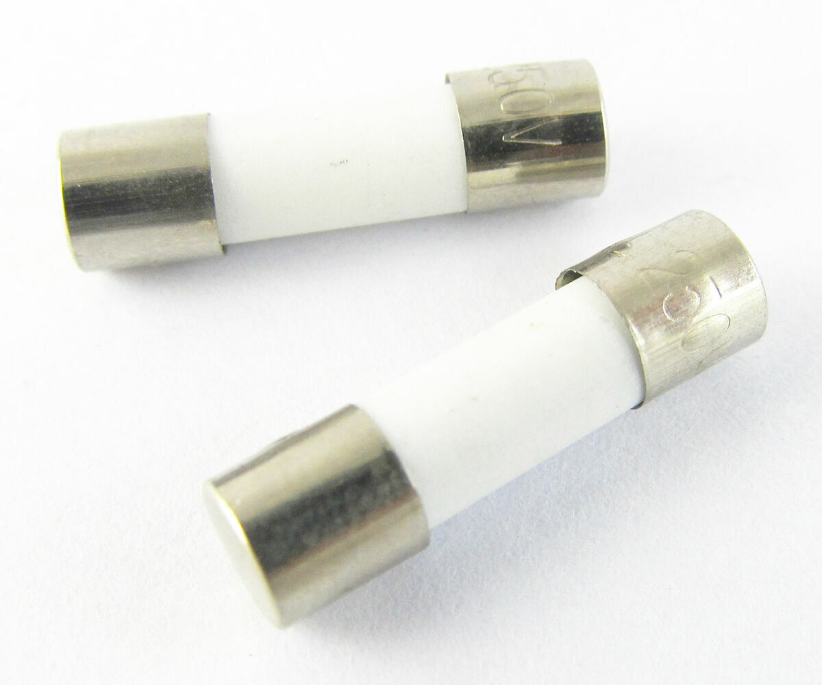 100pcs 5x20 Ceramics Fuse 5x20mm 250V Quick Fast Blow Ceramics Tube Fuse F1A-25A