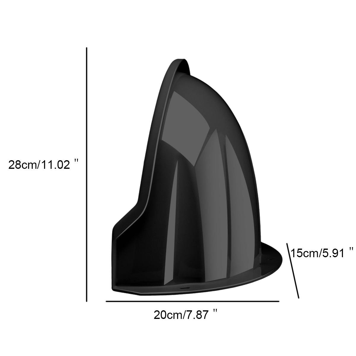 ABS Material Outdoor Camera Rain Cover Waterproof Protective Shield Black