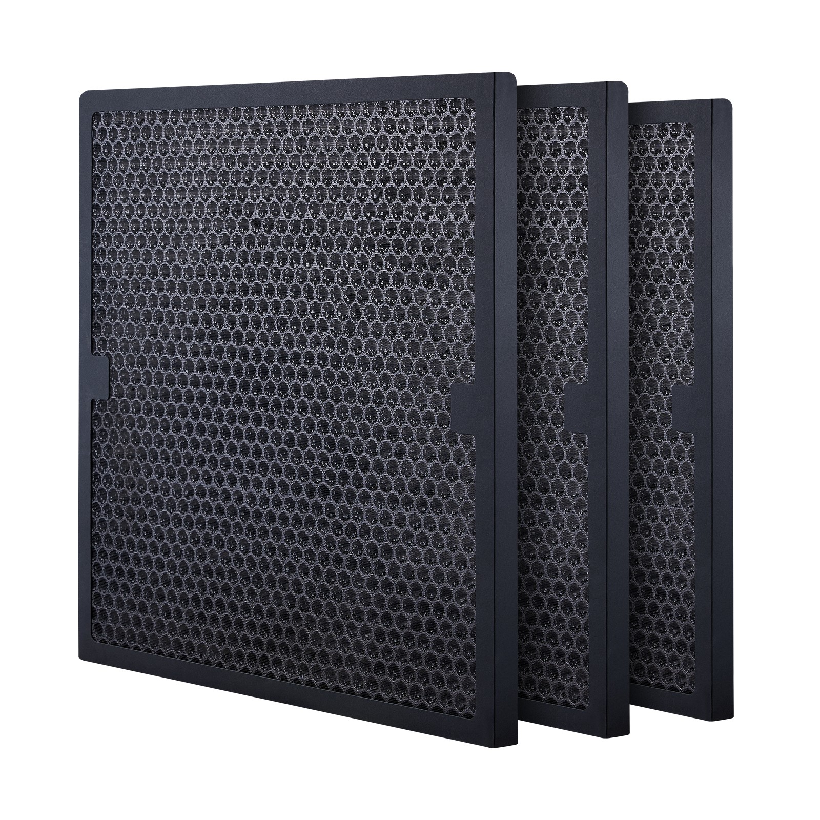 VEVOR 3 Pack Active Carbon Filters Replacement 15.7'' x 15.7'' for Air Scrubber