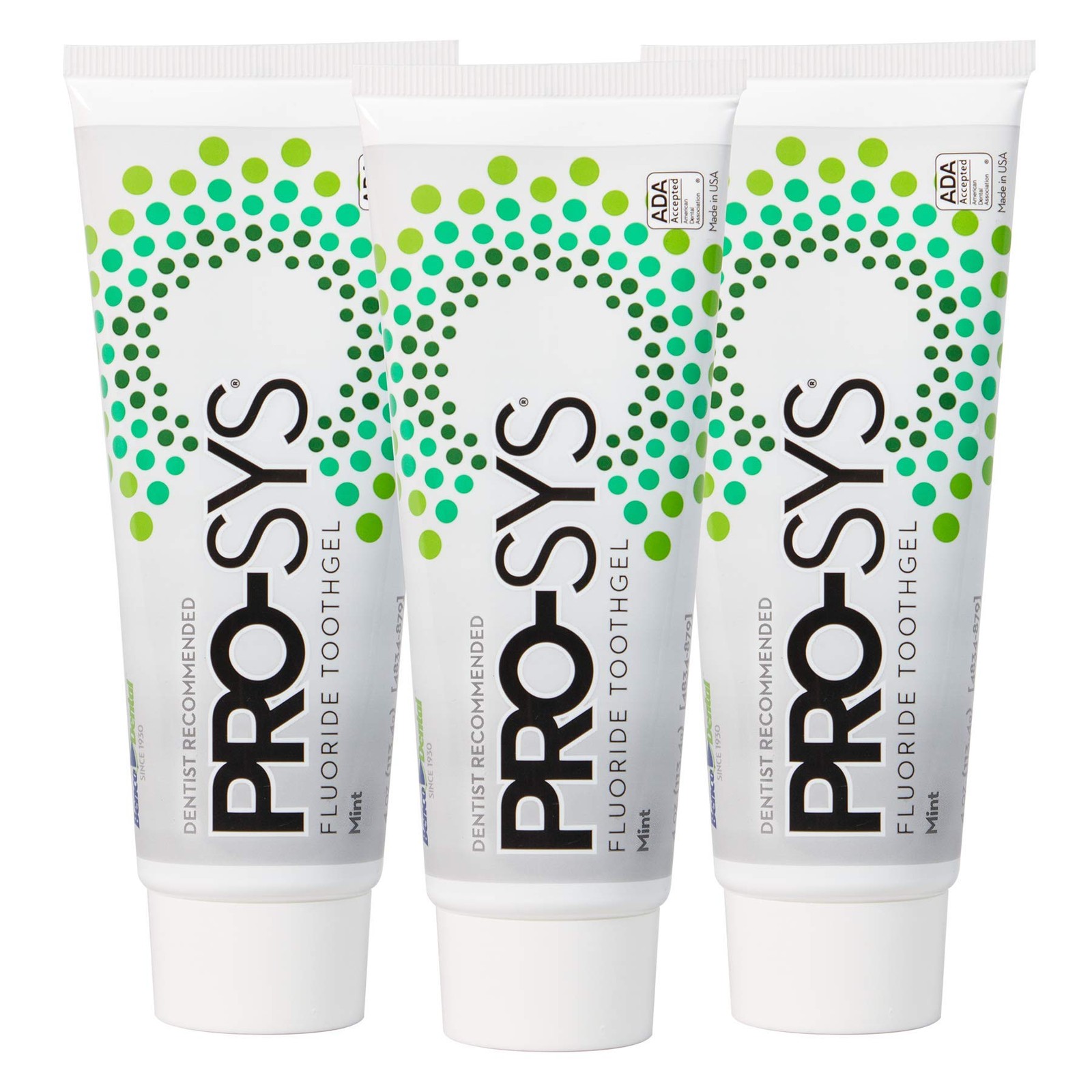 ® Mint Fluoride Toothpaste Gel, ADA Approved, Prevents Cavities, Gingivitis, ...