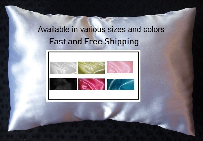 Satin Pillow Case Toddler or Travel Pillow Cover