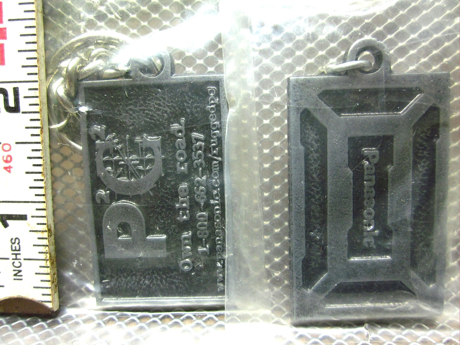 PANASONIC metal key chain NWT personal computers PC 1990s CF-62 new OG